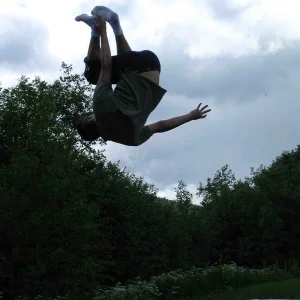 backflip 180 grab