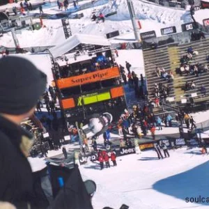 Hannah Epps at the Womens Superpipe Jam Winter X games 2004