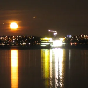WA ferry @ night
