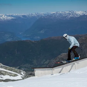 Steezin' the downflat rail!