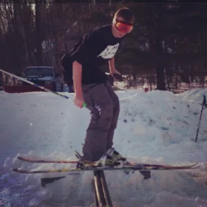 backyard skiing