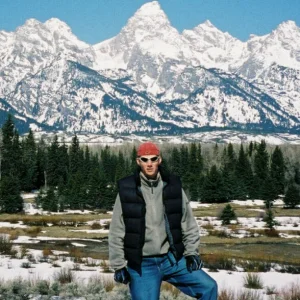 Hiking the base of the Grand Teton..spectacular scenery....so many lines...