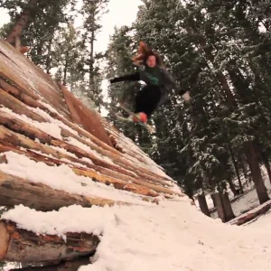 Sober Brad in da woods