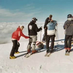 Alyssa and our racer friend