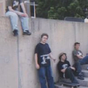 Mark Appleyard and Geoff Rowley chillin @ M.I.T. on June 2004!