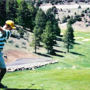 My friend Adam who is a pro golfer