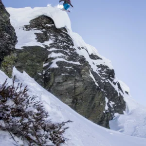 Falling Off Stuff At Queens Town Cat Skiing 