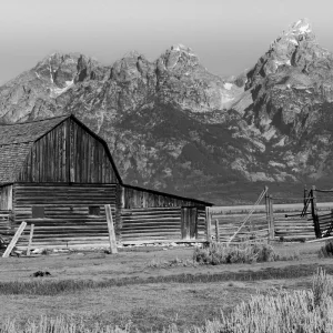 Tate barn in the tetons