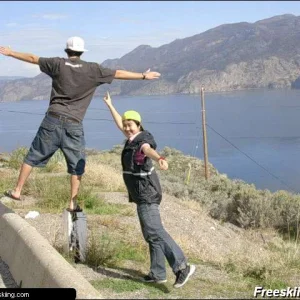 Practising my backslide