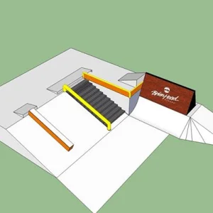 Brian Head Resort Rail jam