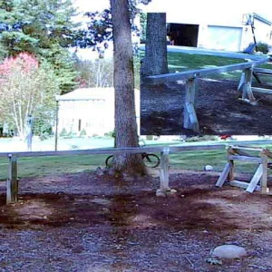 Bomb Proof Practice Rail-16ft long by 3ft high.