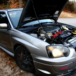 my old gt35r powered sti