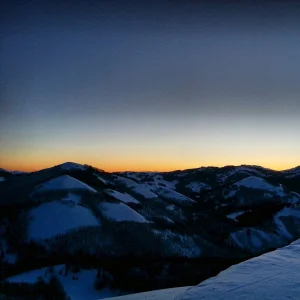 Sunrise in the Wasatch BC