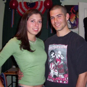 Me and my best friend the day before he was shipped off to Iraq