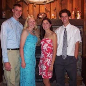 Before homecoming (I'm in the red)