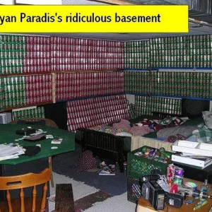 2000 mountain dew cans ( not all in the pic)