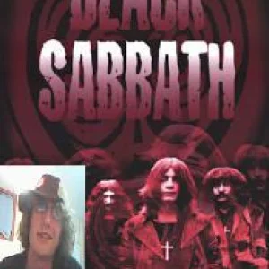 I'm the new guitarist for black sabbath we just got back togehter here is a real photographers photo