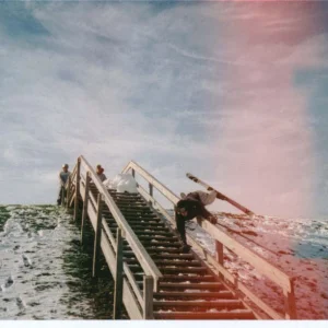 The number one reason to wax a wooden rail(sorry for the red, bad camera)