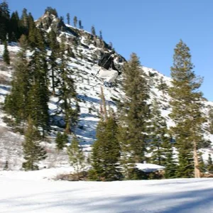 snow was bad that day, so i decided to hit some jumps