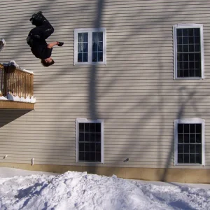 Big ol misty off my deck... 10 feet maybe