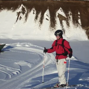 where most saw a sand quarry, i saw virgin powder