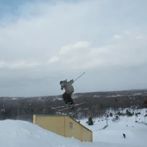 pete gaping the flat-down rail