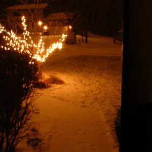 this is the first real snow weve gotten