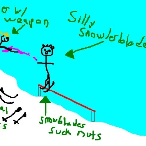 snowlerblader getting owned