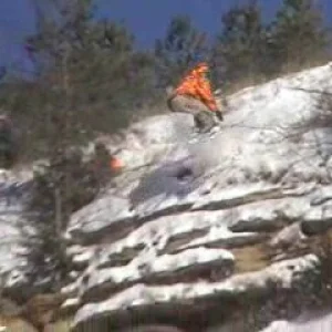 cliff drop in town(360 grab)