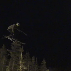 in the trees. bad video capture.