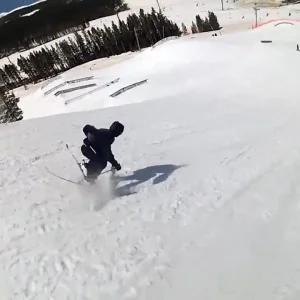 Keith Matsumura Skiing park round' the Rockies