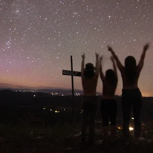 topless stargazing