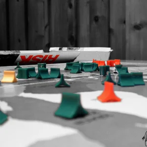 the middle of a battlefield