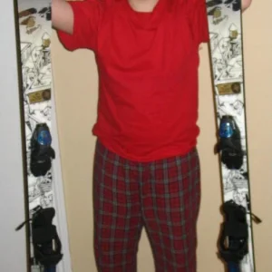 Me and my new skis...Yay