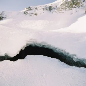 Inside Crevasse at Whistler