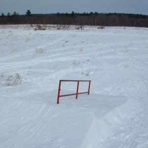 hand rail in a field style