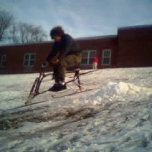 MAD AIR jk on a SNO bike