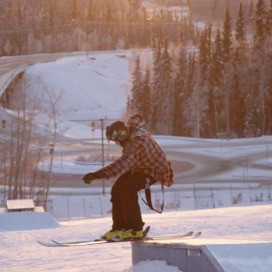 Tail press on a flat down box