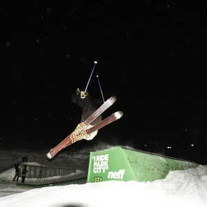 Park City Plaza at Night
