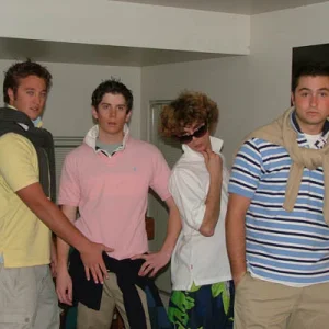 Gettin ready for a 'frat' party