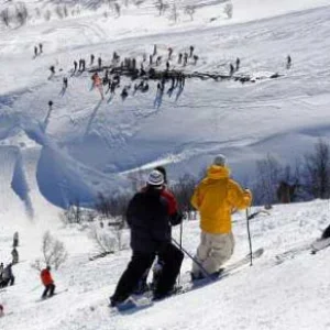 Stepup with a super gnarly inrun