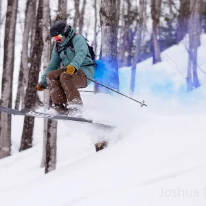 Smoke Bomb Skiing