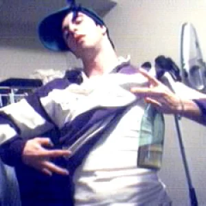 Apple friggin gangster at the gangster dorm party