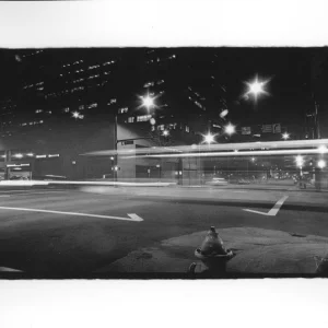 nightime in the city