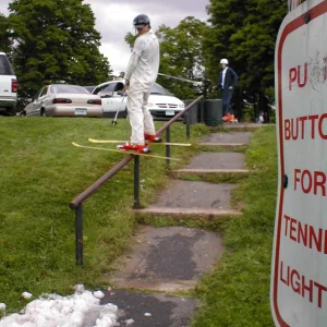push button for tennis lights