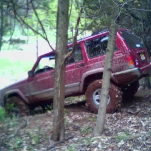 droping into a field with car