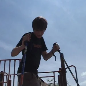 just me about to drop into a sick slide