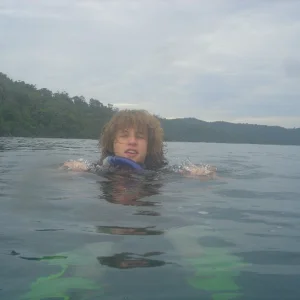 And my shagginess out of the water