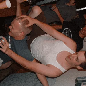 nate dropping the T bag down on kraft.