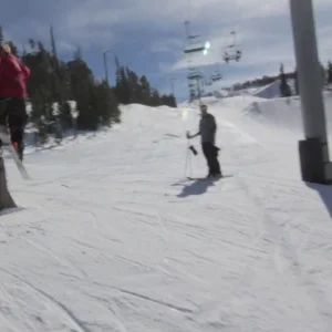 Sam goes skiing
